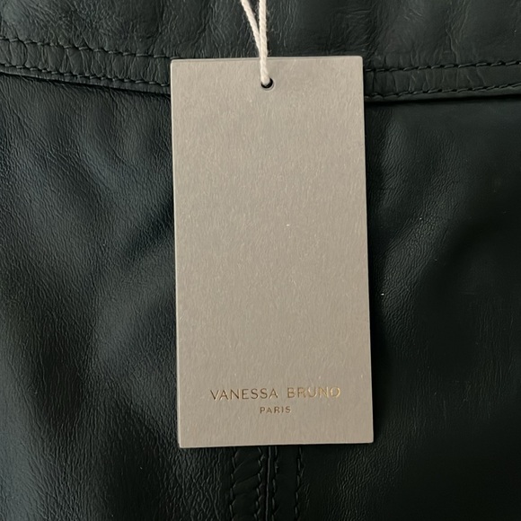 Vanessa Bruno Rochelle Leather Skirt - Vert, NWT - Picture 4 of 8